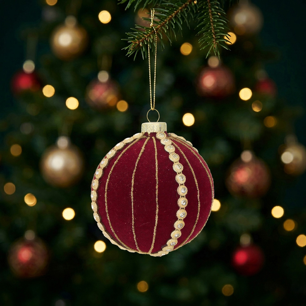 Diamante Embellished Bauble Image 2