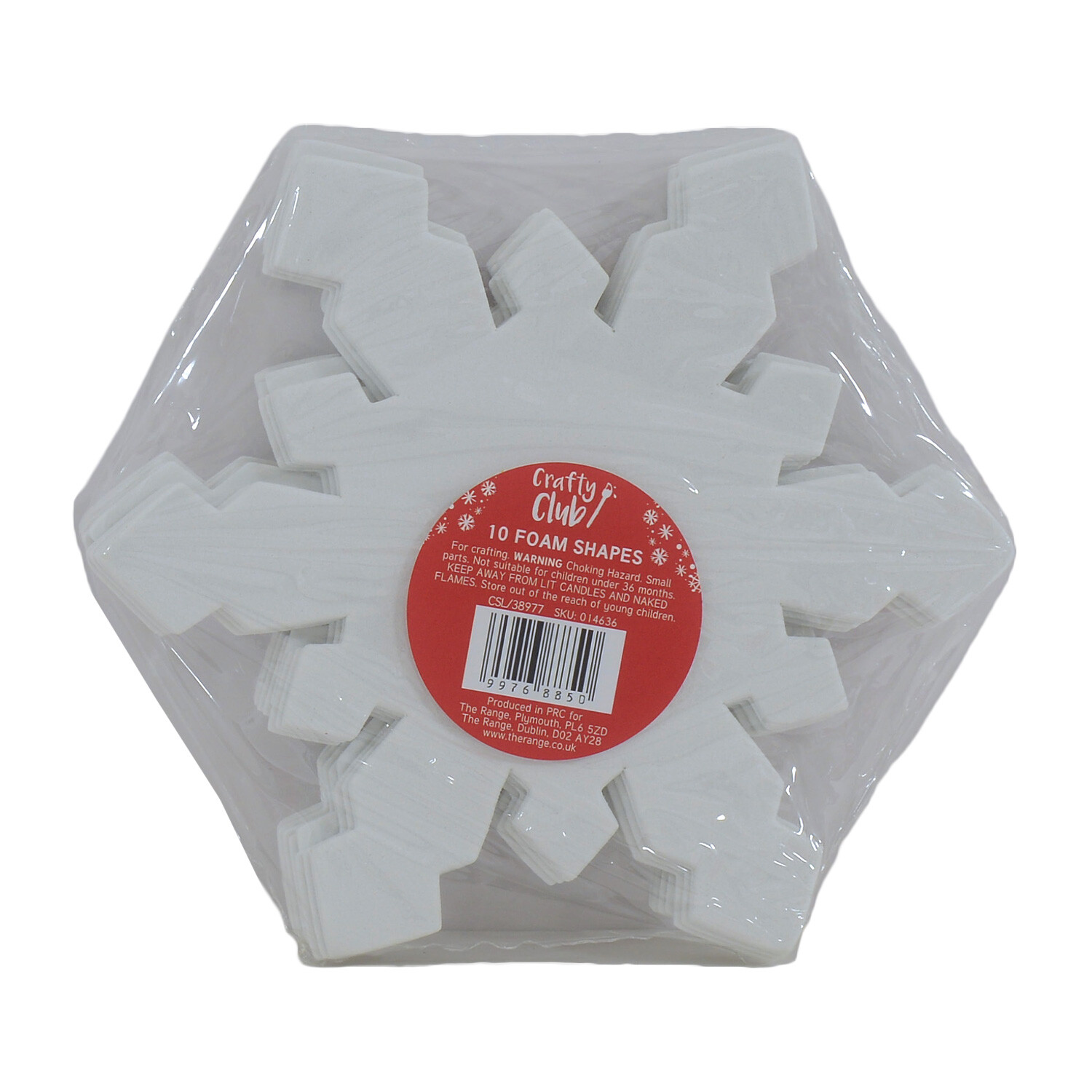 Pack of Ten Crafty Club Christmas Foam Shapes Image 4