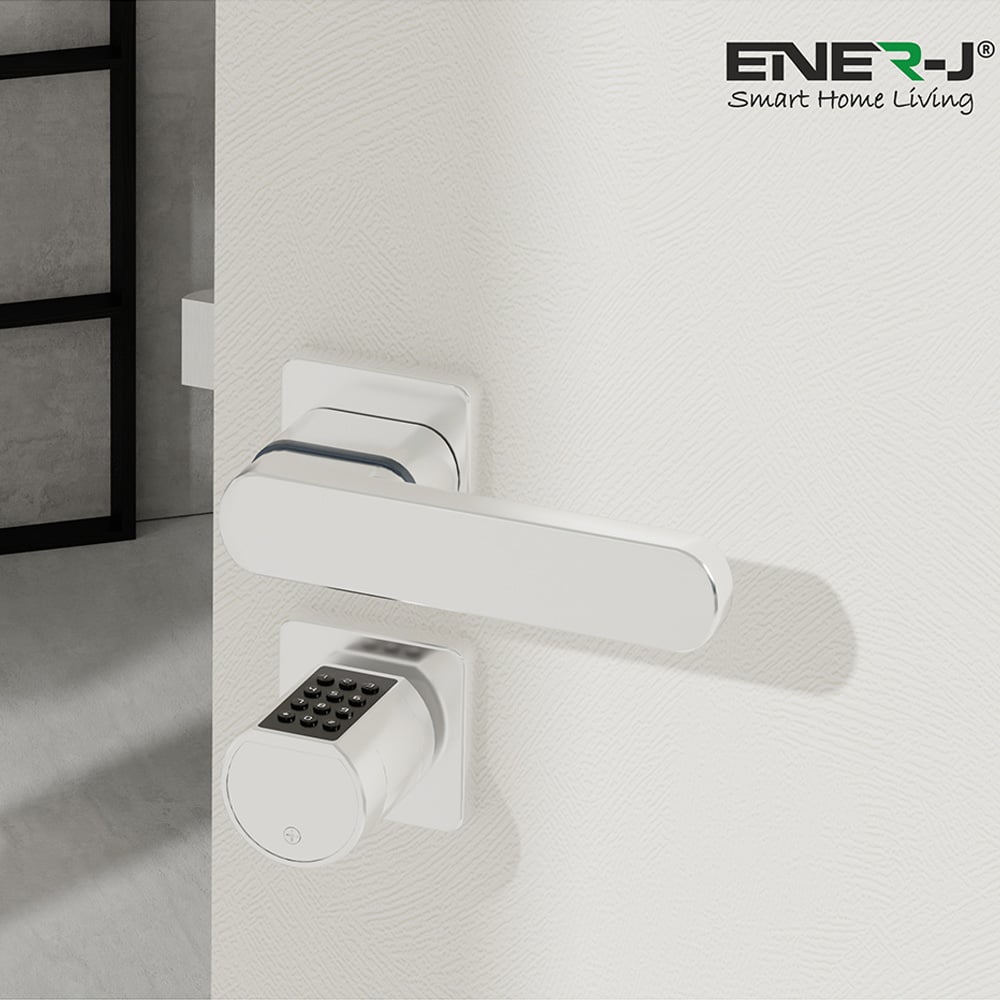 Ener-J Silver Smart Adjustable Cylinder Doorlock Image 3