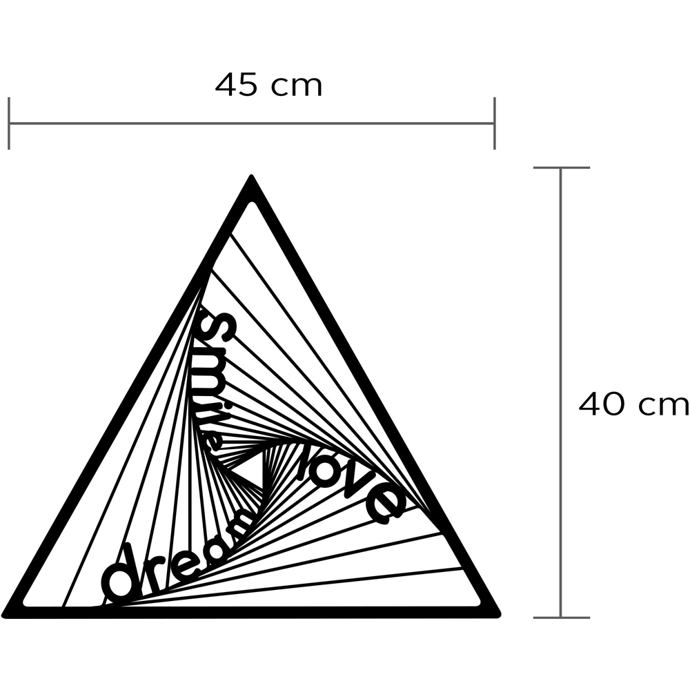 Decortie Black DSL Theme Metal Wall Art Image 3