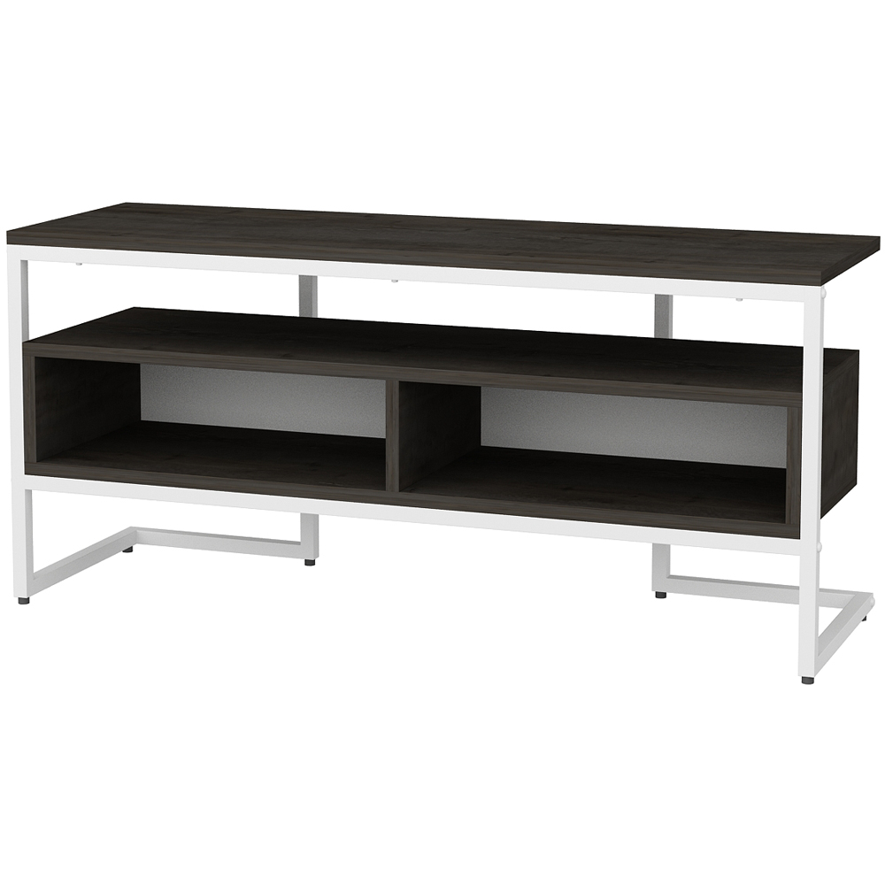 Decorotika Merrion 3 Shelf White Wenge TV Stand for 50 inch TV Image 3