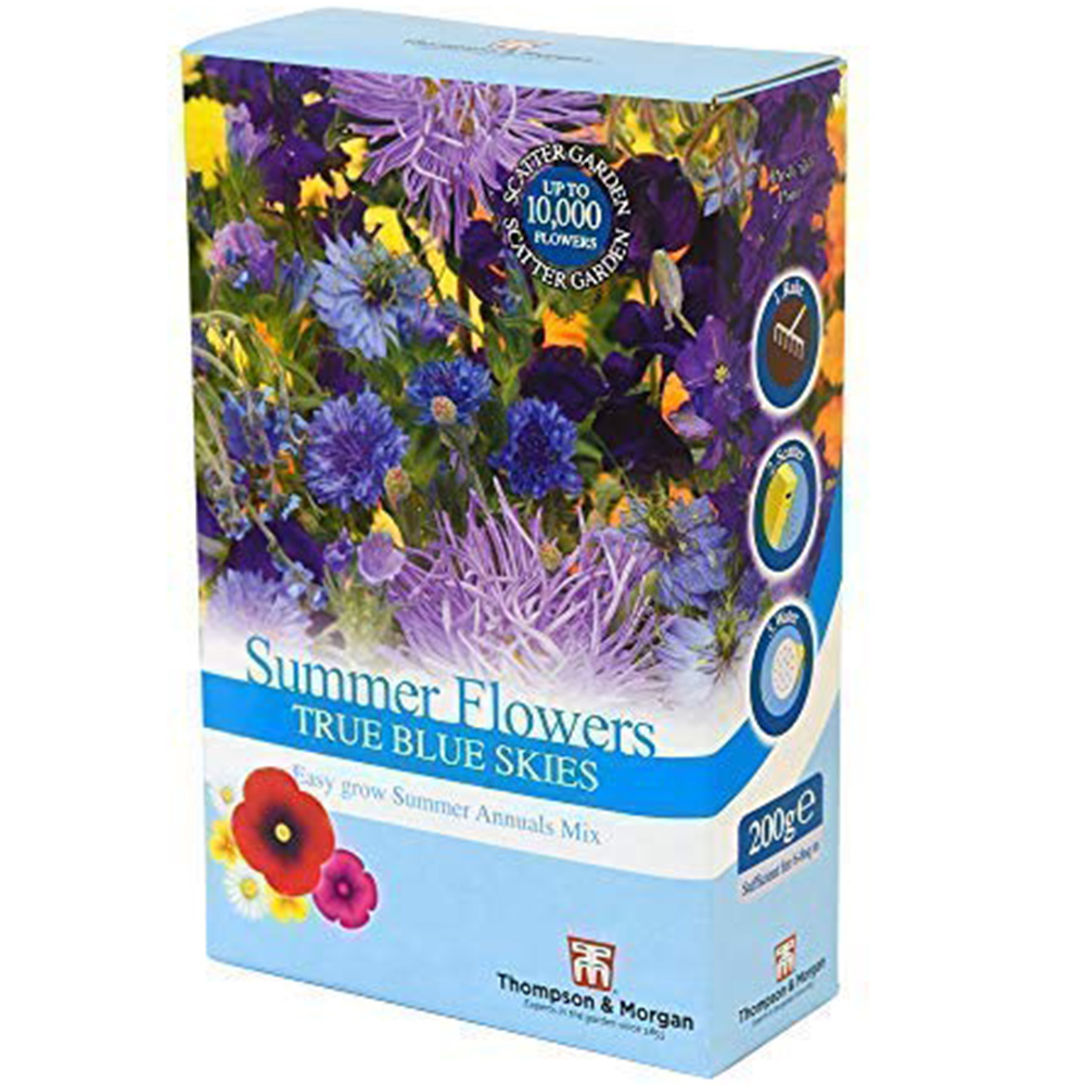 Thompson & Morgan Blue Colour Theme Summer Flowers Scatter Seeds Image 2