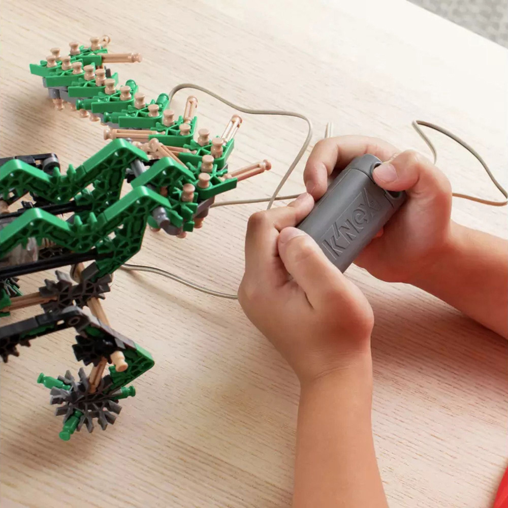 Basic Fun K'NEX Classics Motorised Green K'Nexosaurus Rex 2 Model Building Set 255 Piece Image 5