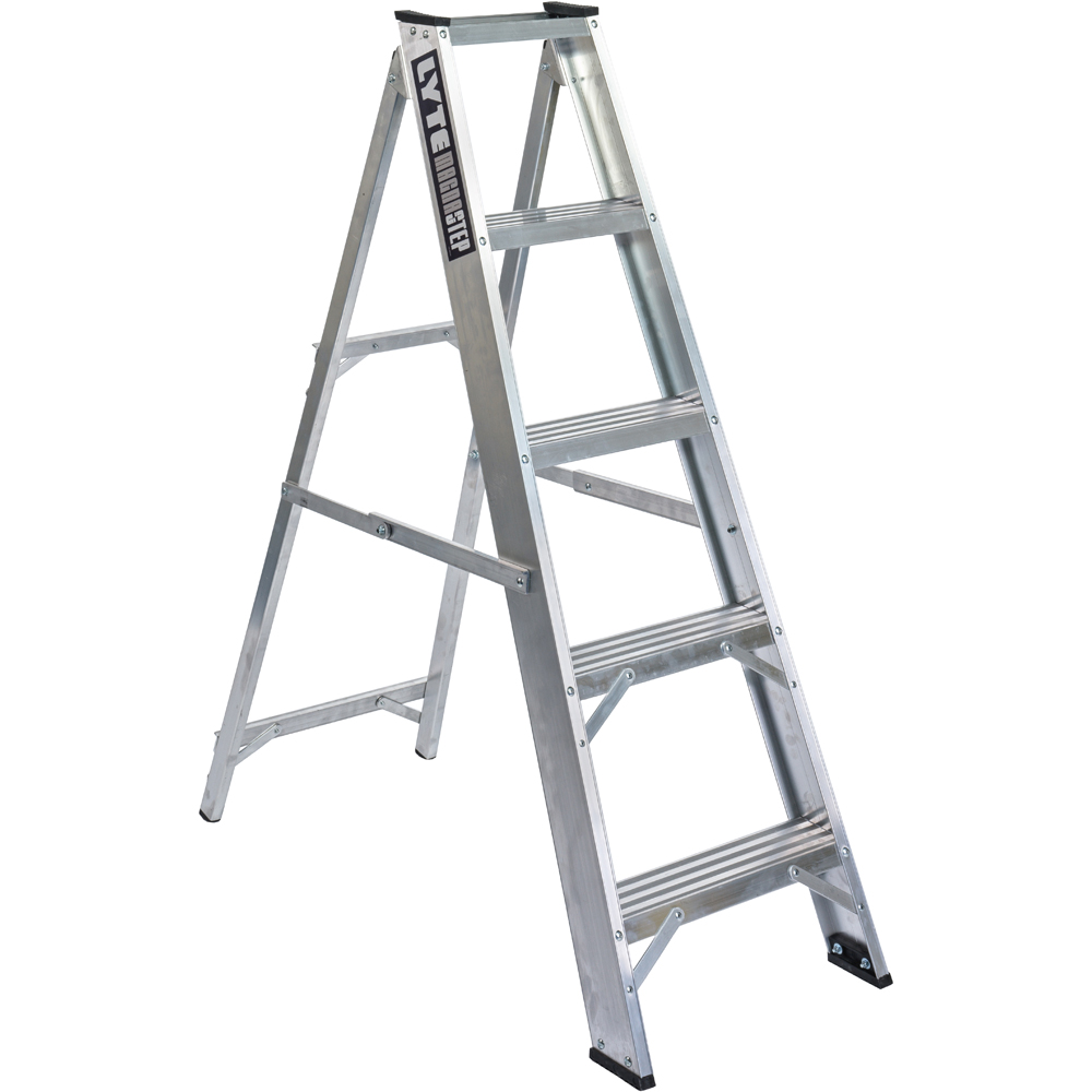 Lyte Ladders and Towers MagnaStep 5 Tread Aluminium Swingback Step Ladder Image 1