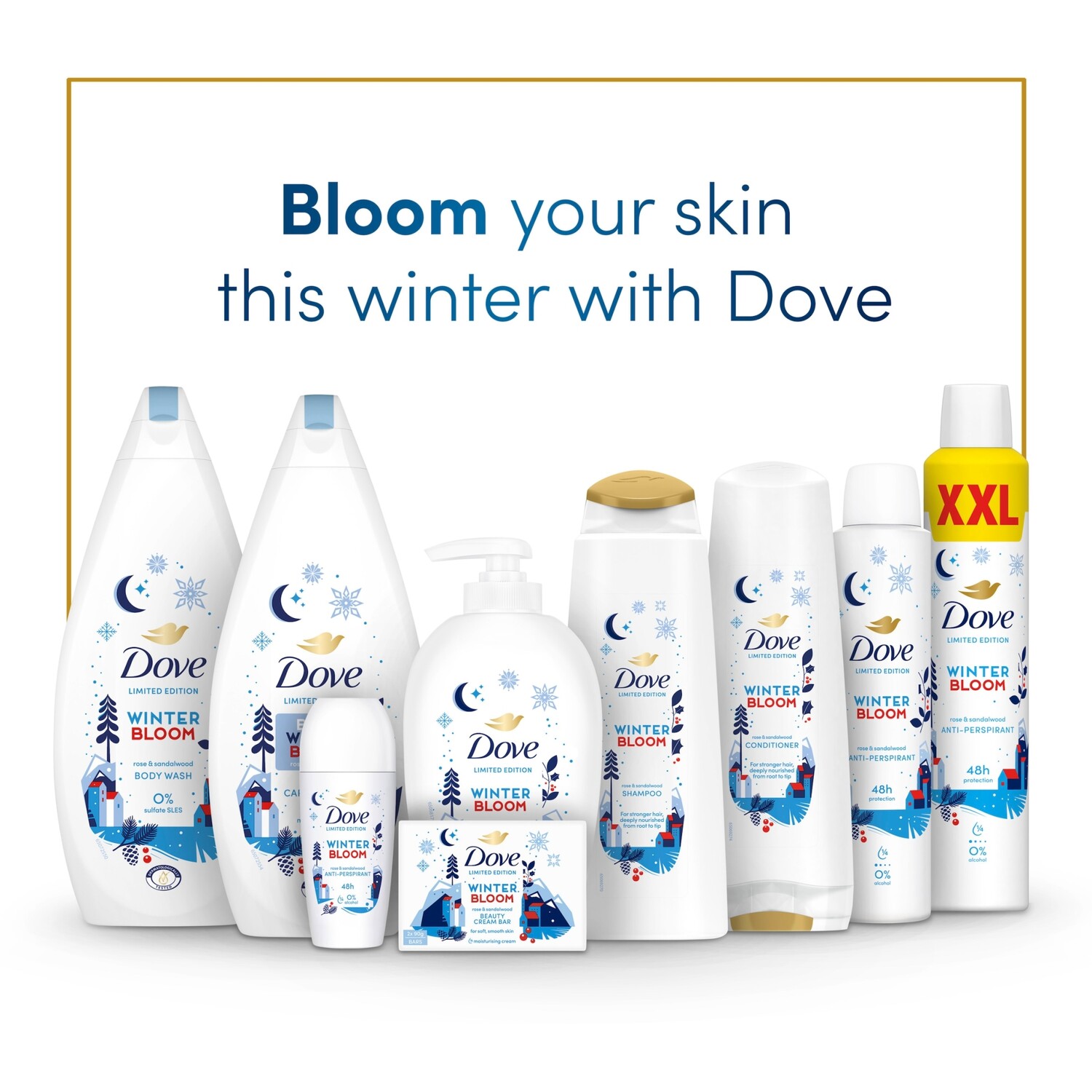 Dove Winter Bloom Anti Perspirant Aerosol Deodorant Image 3