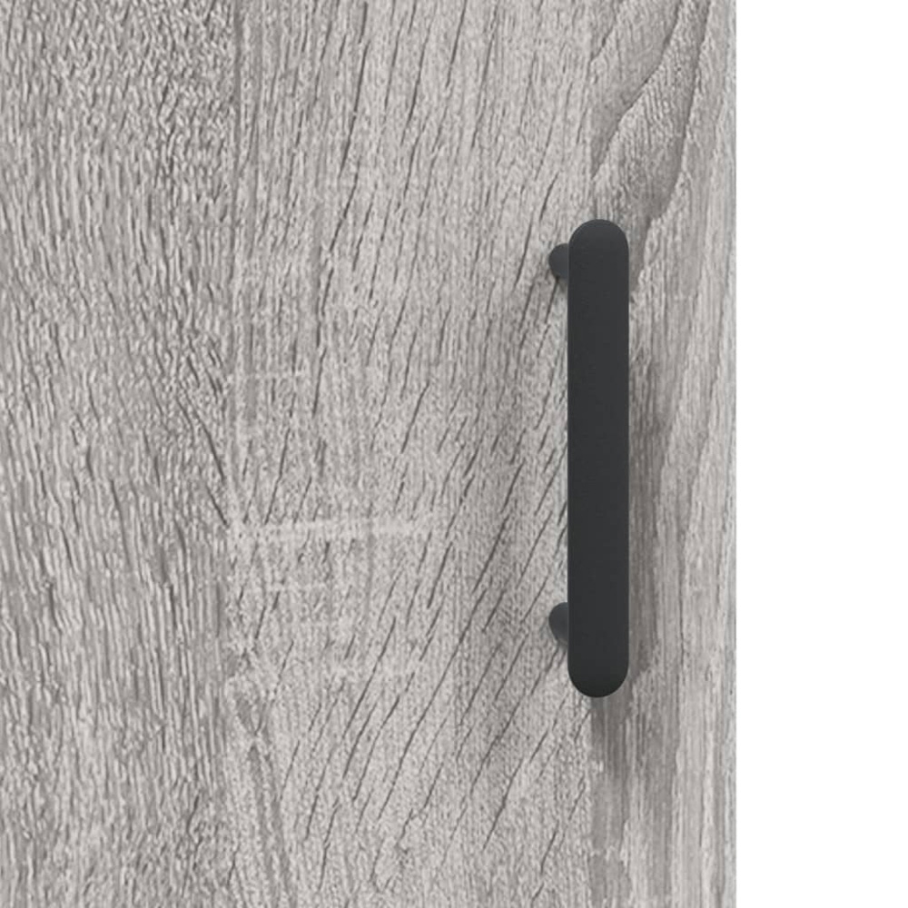 vidaXL 2 Door Grey Sonoma Wall Mounted Cabinet Image 8