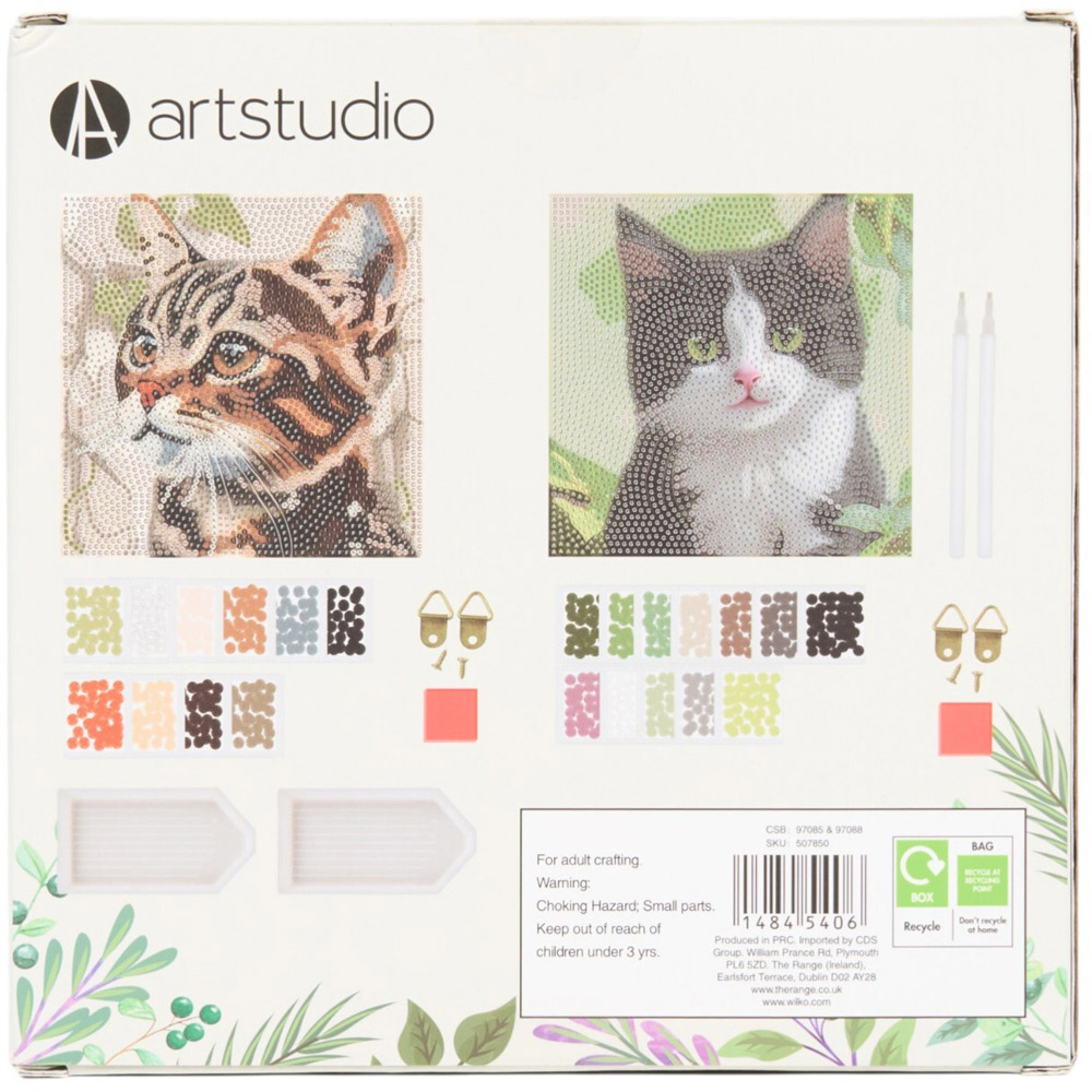Kitten or Puppy Crystal Canvas Twinpack Image 4