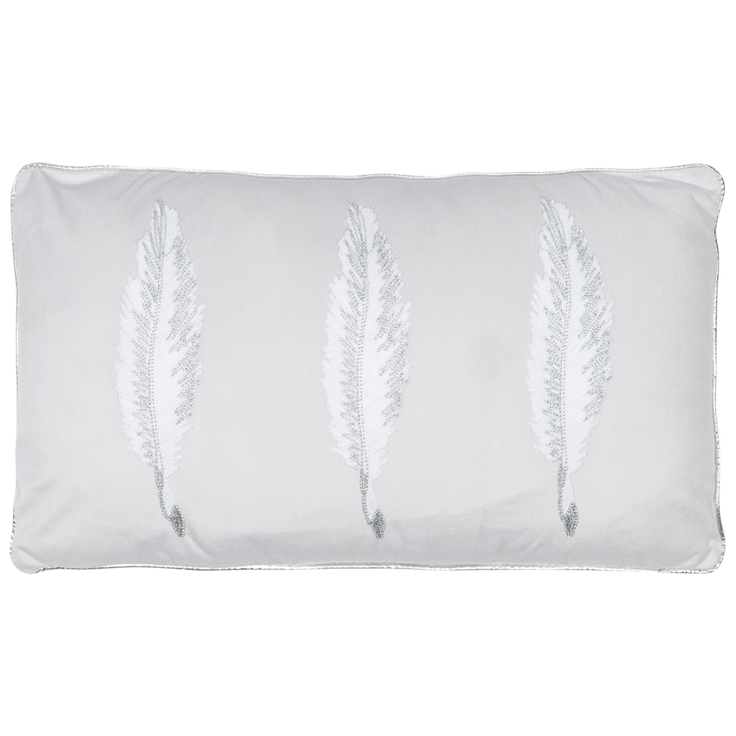 Divante Embroidered Feather Cushion 30 x 50cm Image