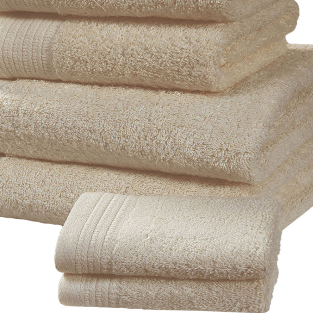 Rapport Home Chatsworth Super Soft 600gsm Combed Cotton Biscuit Hand Towel Image 3