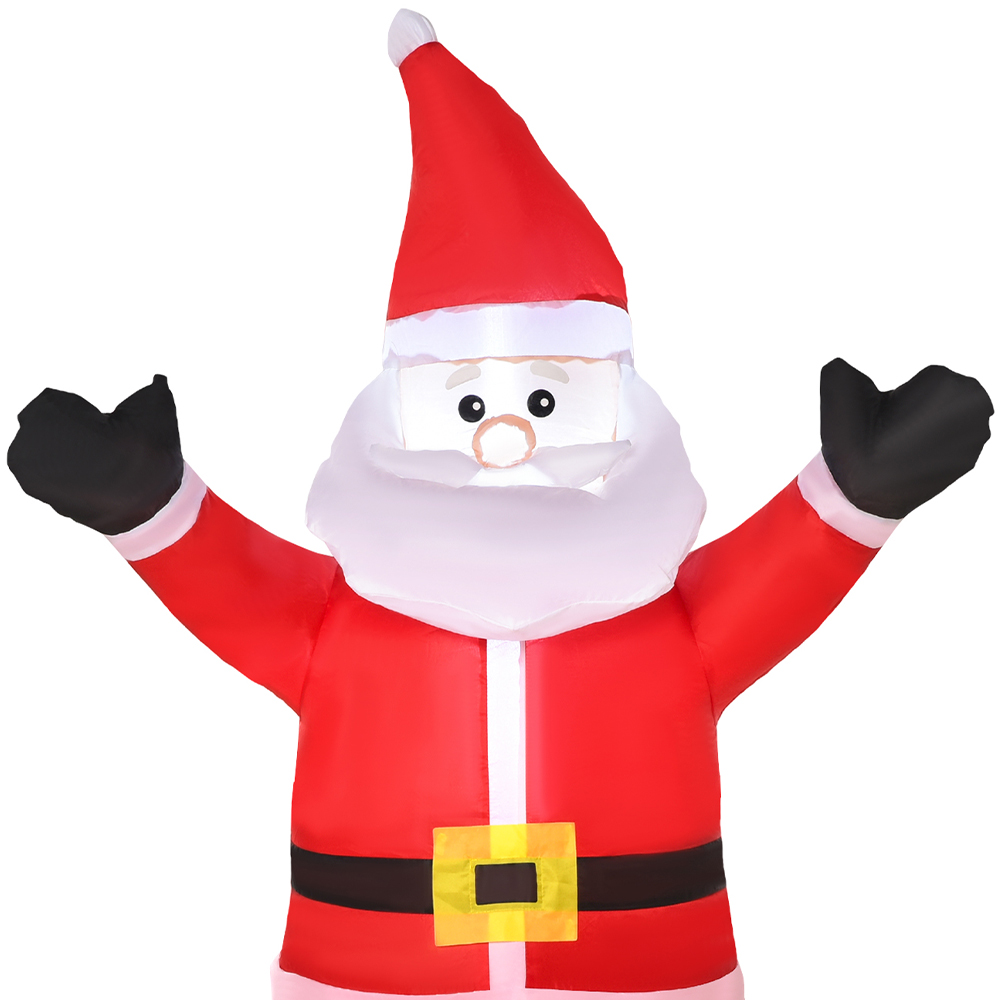 Everglow LED Inflatable Christmas Santa Claus Decoration 3.9ft Image 3
