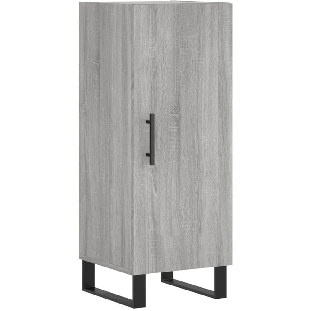 vidaXL 2 Door Grey Sonoma Highboard Image 7