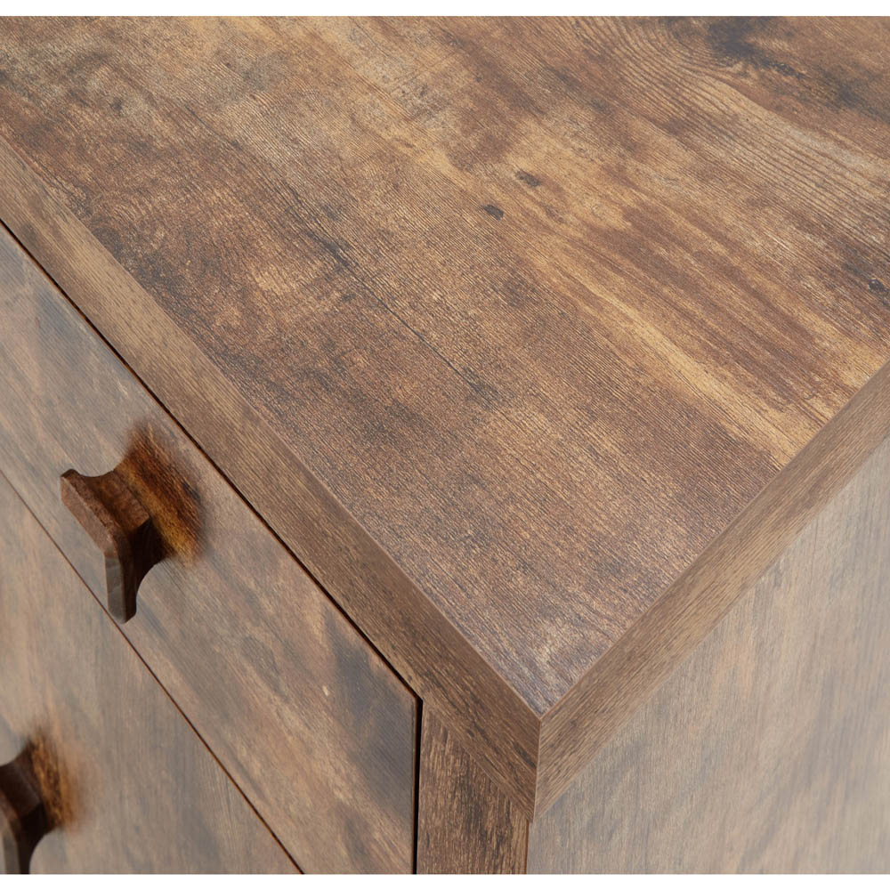 GFW Jakarta 2 Door 2 Drawer Mango Yellow Compact Sideboard Image 7