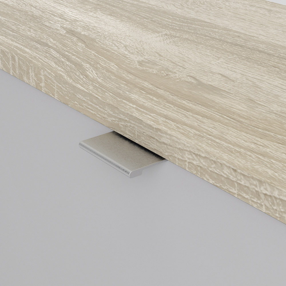 Florence Shoes 3 Flip Door Oak and White Double Layer Shoe Storage Cabinet Image 7