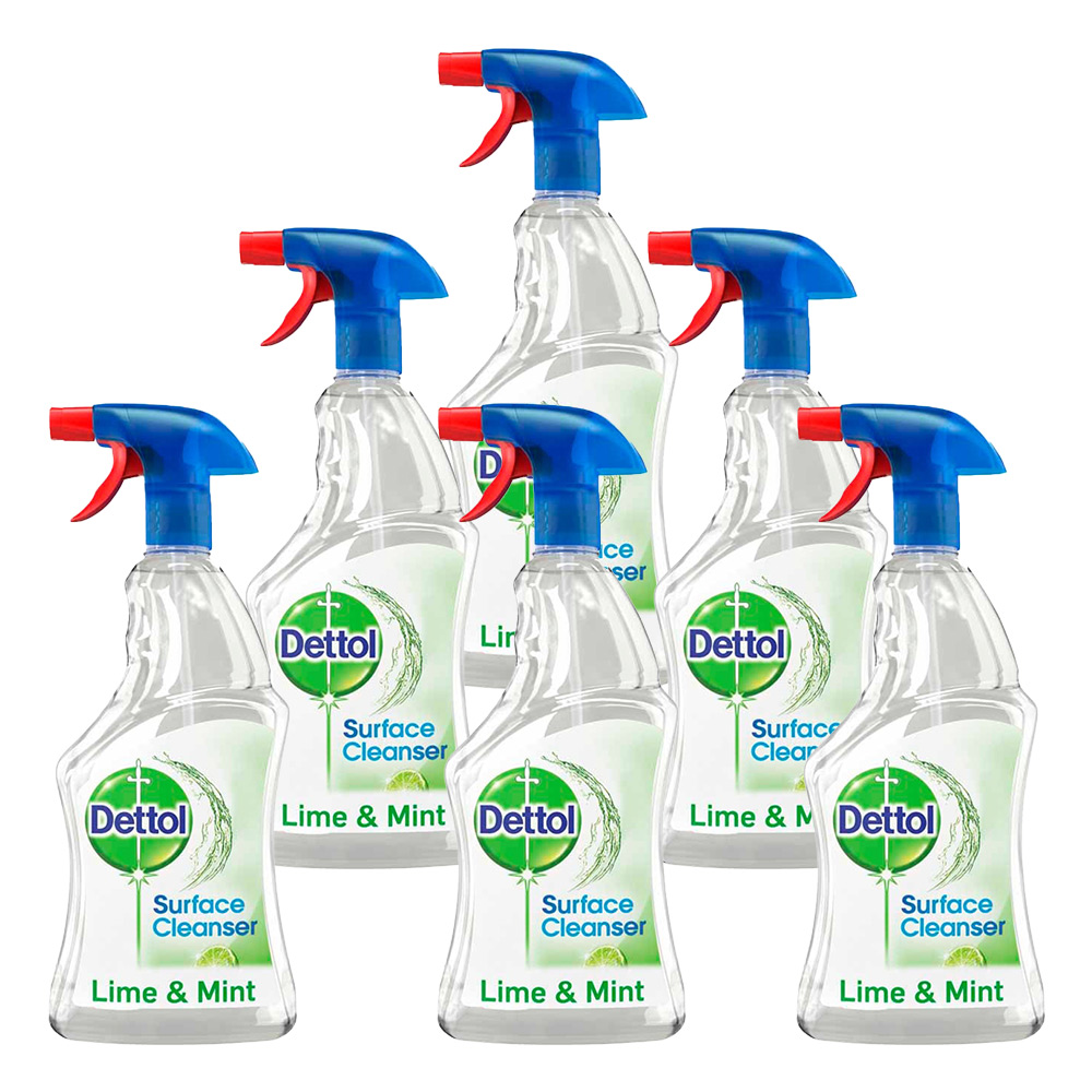 Dettol Surface Cleanser Lime Case of 6 x 750ml Image 1