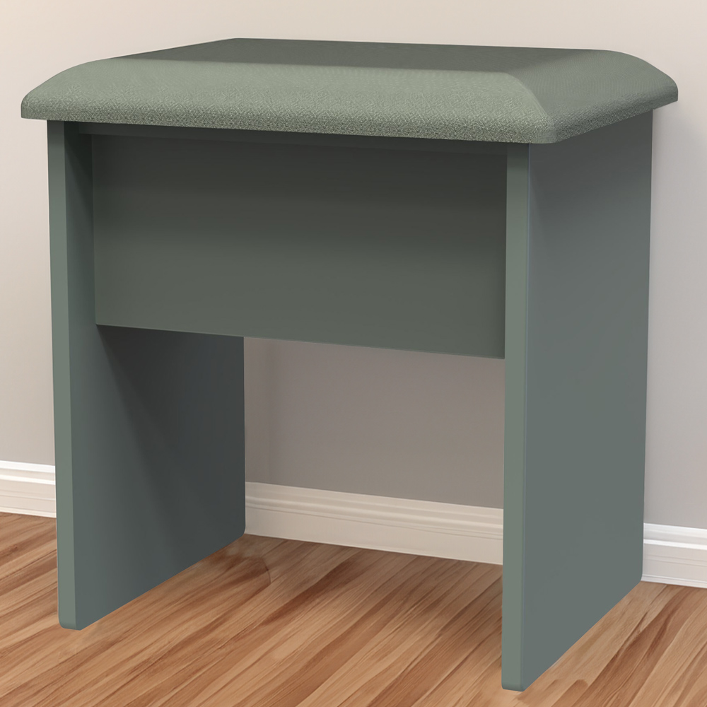 Crowndale Reed Green Stool Ready Assembled Image 1