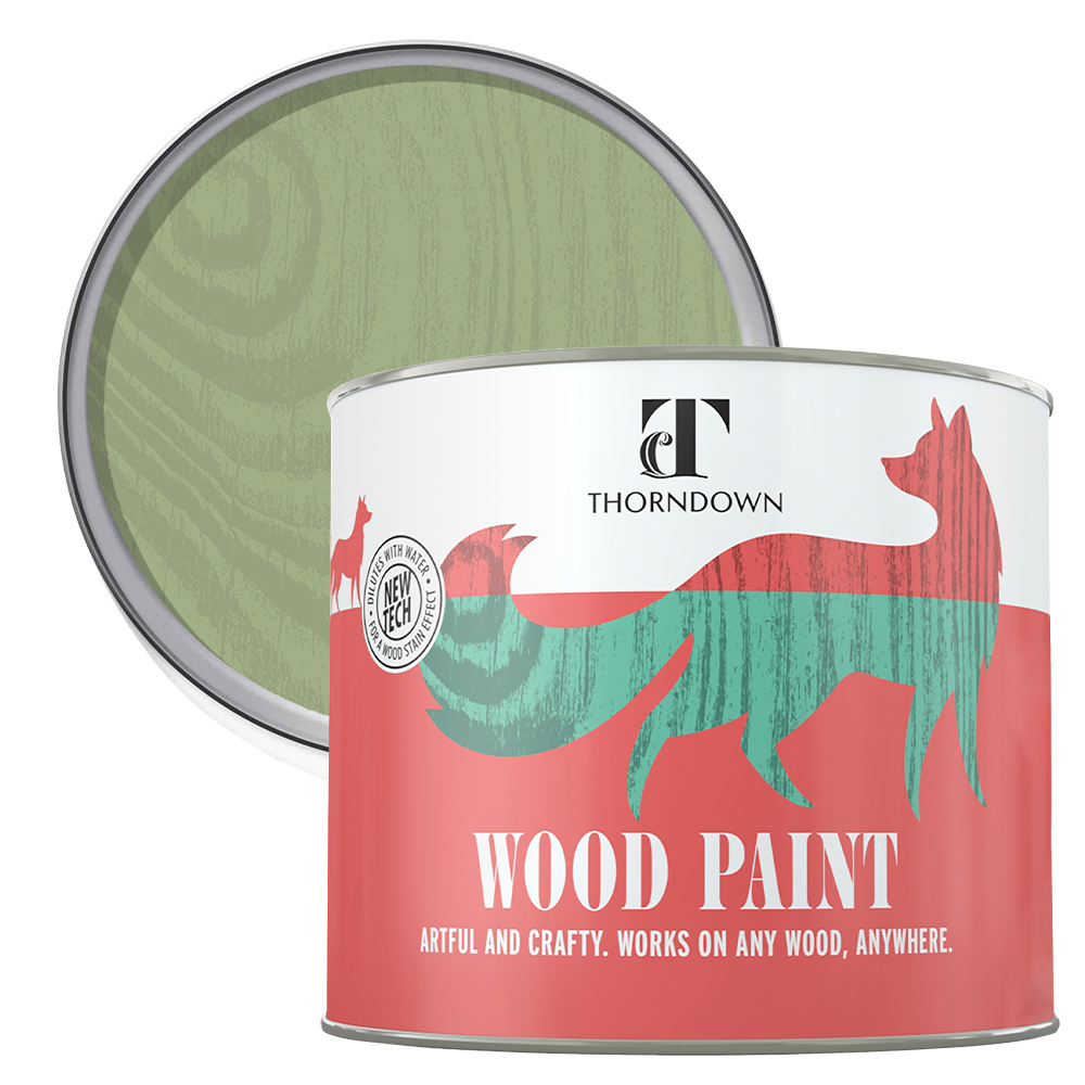 Thorndown Sedge Green Satin Wood Paint 750ml Image 1