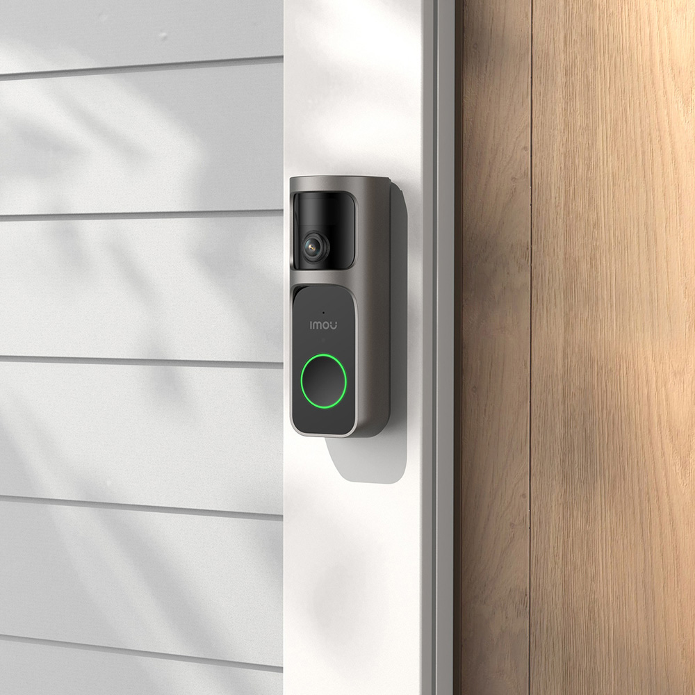 IMOU 3 Piece Black 4MP QHD Smart Wireless Doorbell Kit Image 2