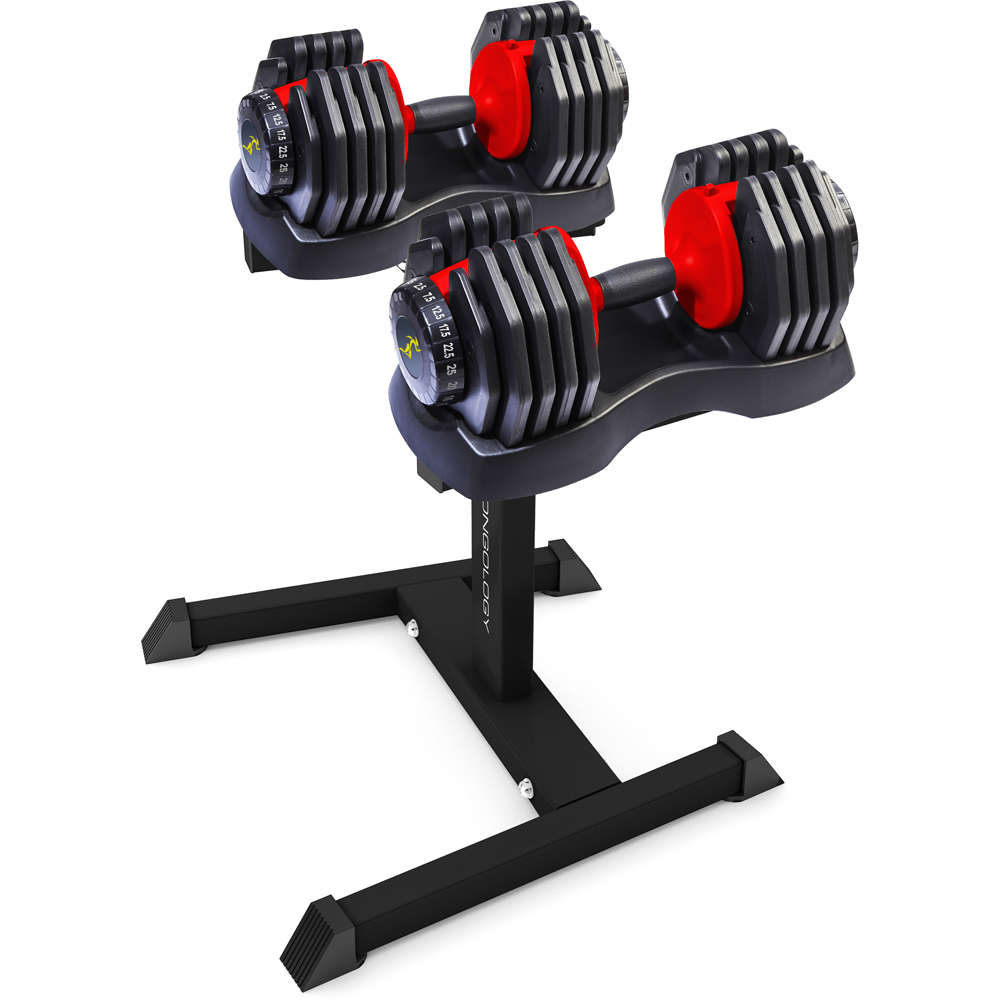 Strongology Urban25 Red Adjustable Smart Dumbbell with Adjustable Stand 2 Pack Image 4