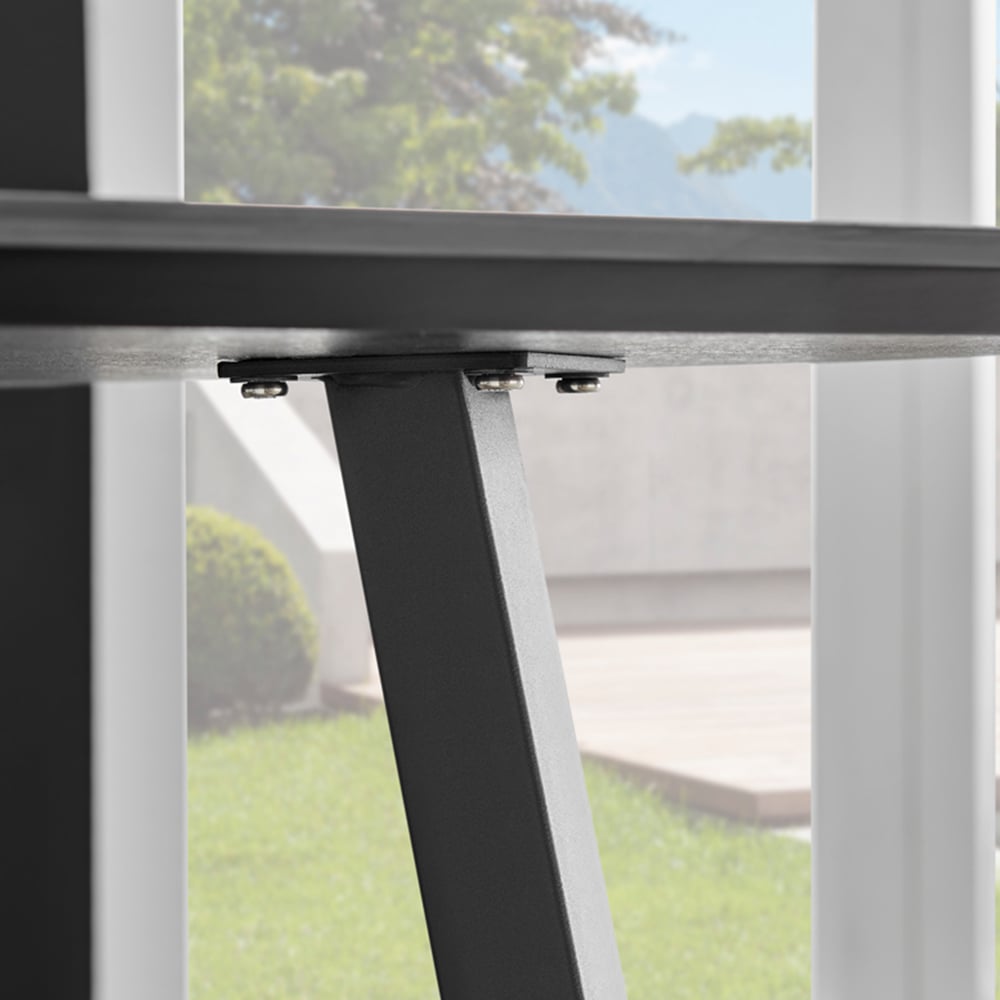 Furniturebox Copeland Valera Marble Effect 4 Seater Dining Set White Green and Gold Image 7