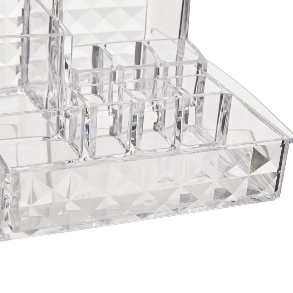 Premier Housewares Clear 11 Compartment Cosmetic Organiser Image 7