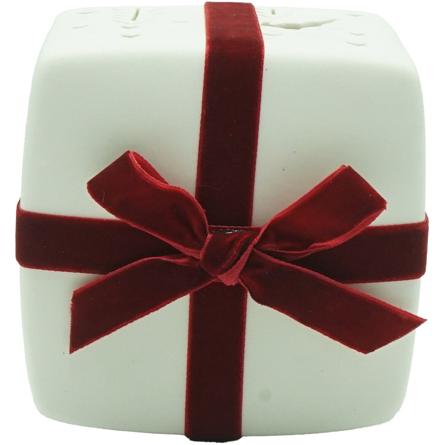 LED Decorative Present White and Red Image 3