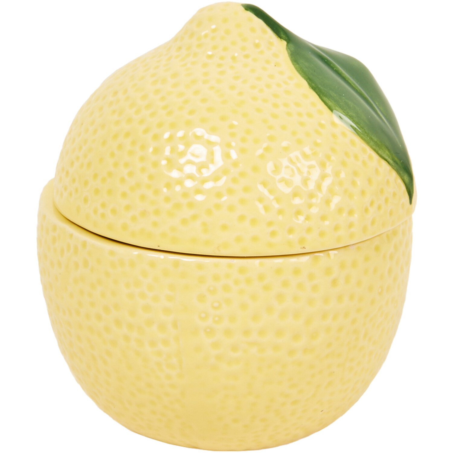 Lemon Ceramic Candle - Yellow Image 1