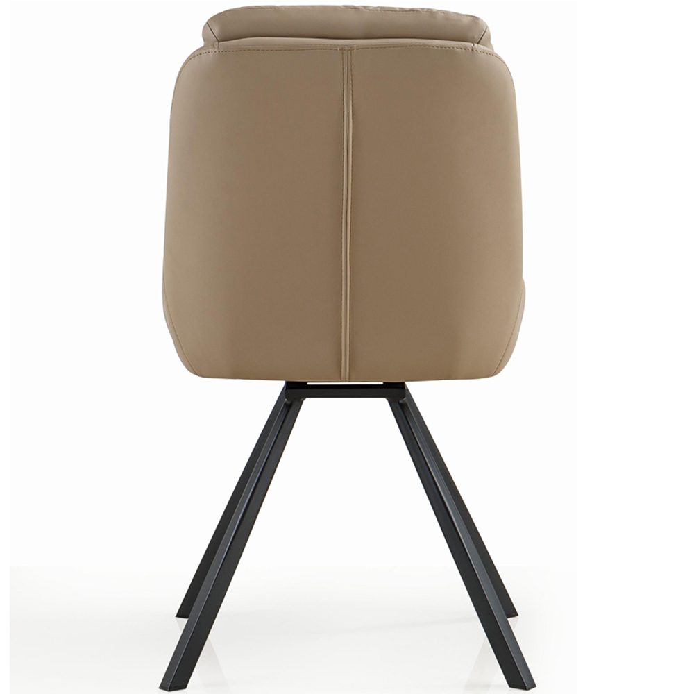 Portland Monza Mink Swivel Dining Chair Image 6