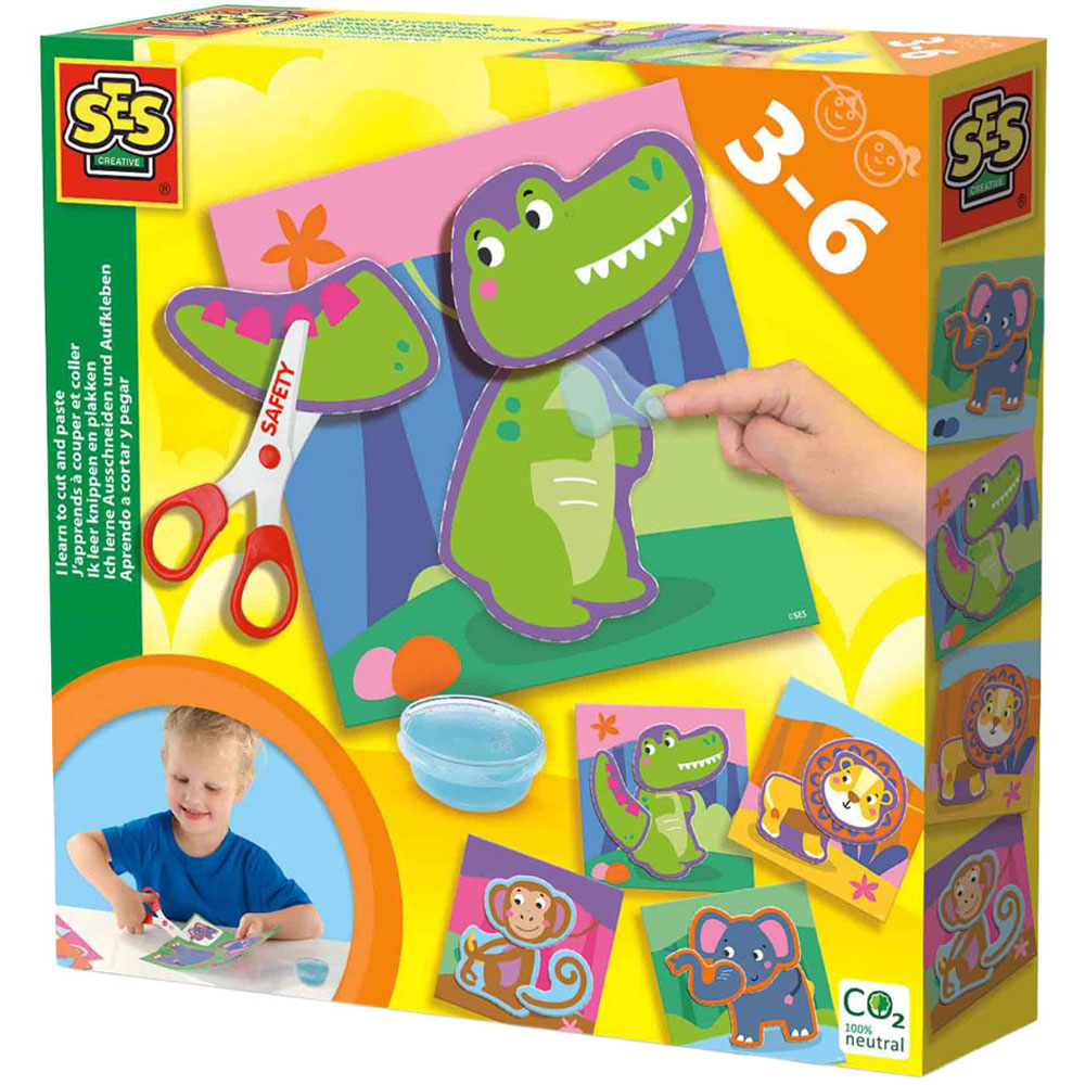 SES Creative Kids Cut and Paste Skill Activity Set Image 1