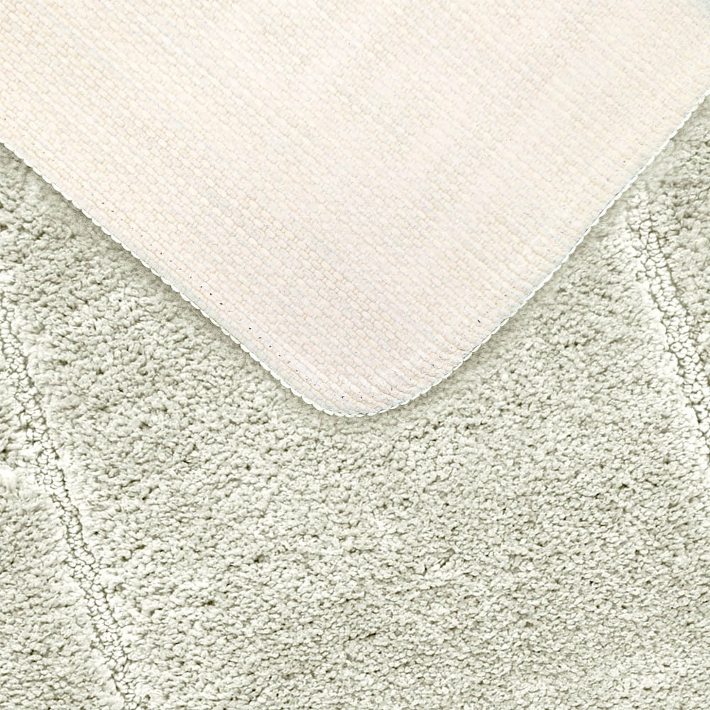 Mayfair Cream Micro Fibre Bath Mat Set Image 6
