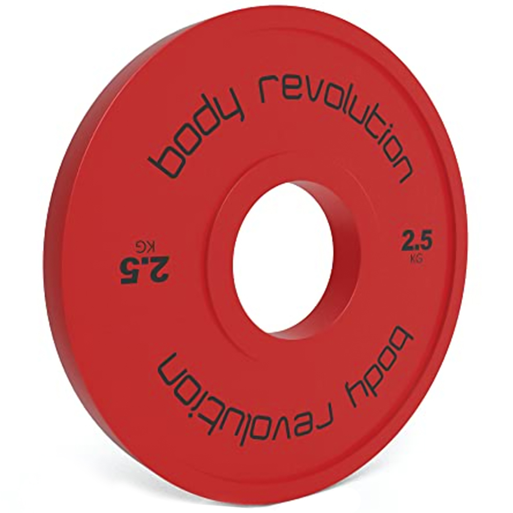 Body Revolution Fractional Bumper Plates 2.5kg 2 Pack Image 1