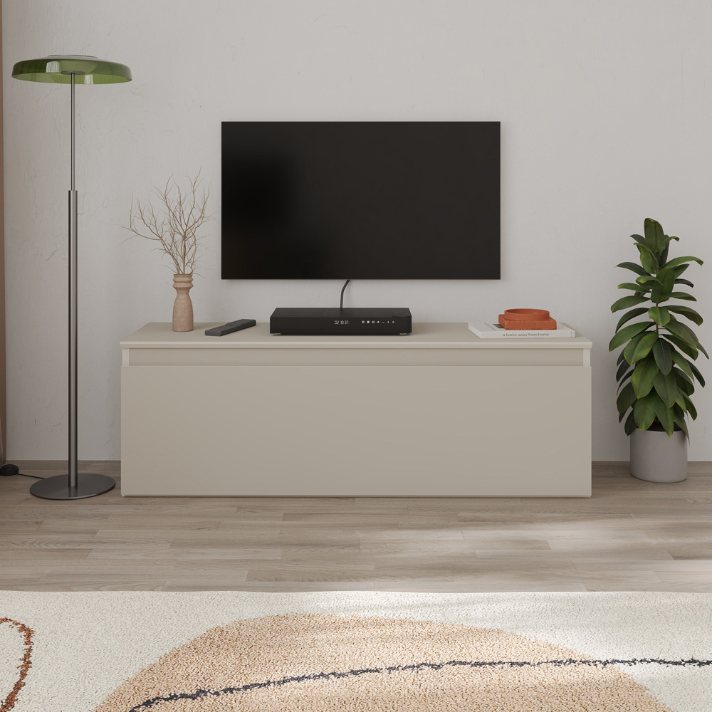 Decortie Sunset Single Door Sandstone TV Lowboard Image 3
