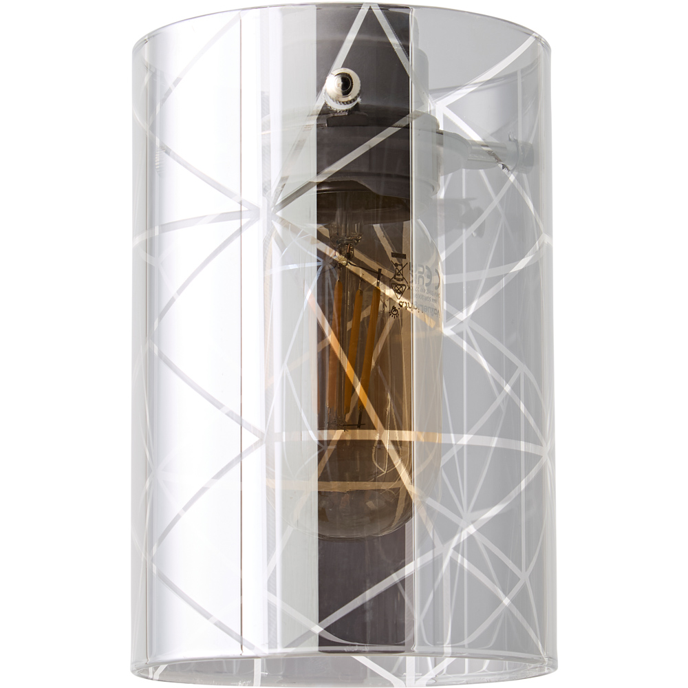 ValueLights Elsie Smoked Glass Small Shade Image 1