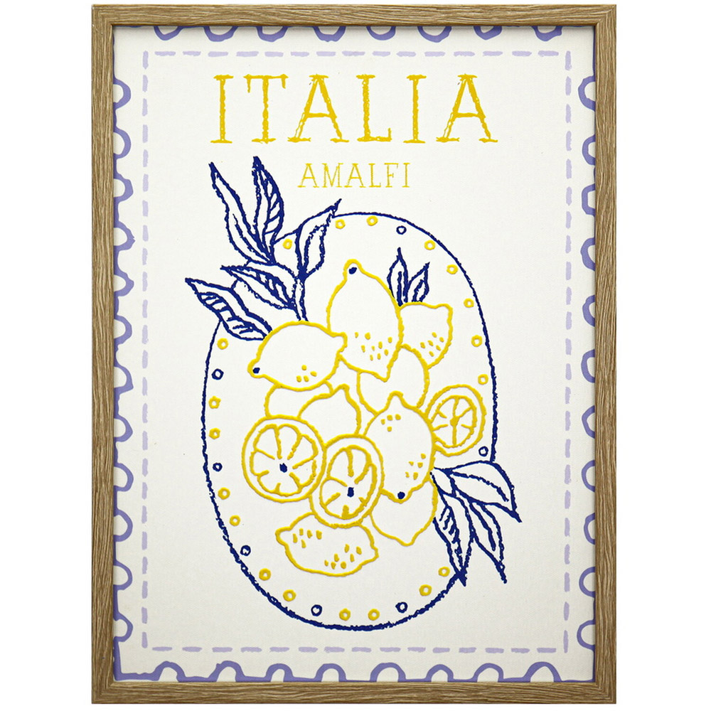 Italian Coastal Framed Wall Art Image 2