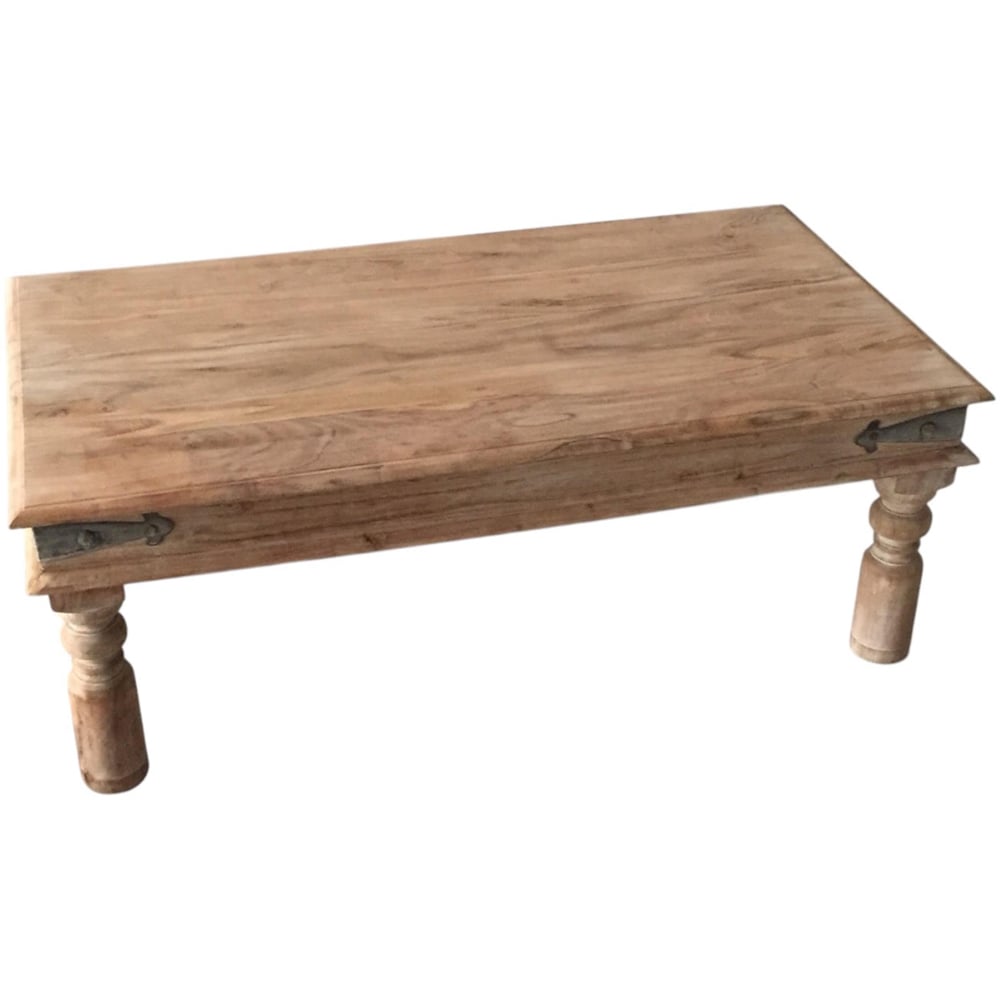 Acacia Home Brown Wooden Coffee Table Image 2