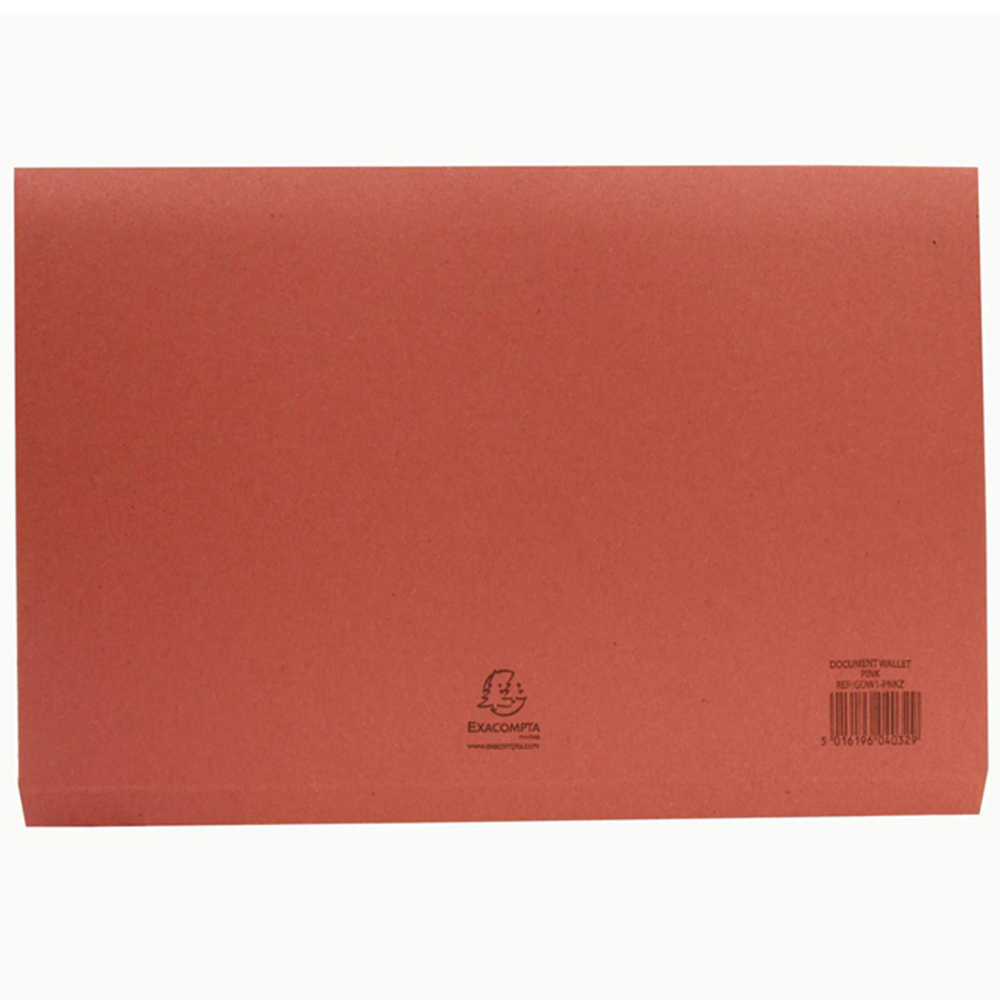 Exacompta Guildhall Red A4+ Manilla Document Wallet 50 Pack Image 4