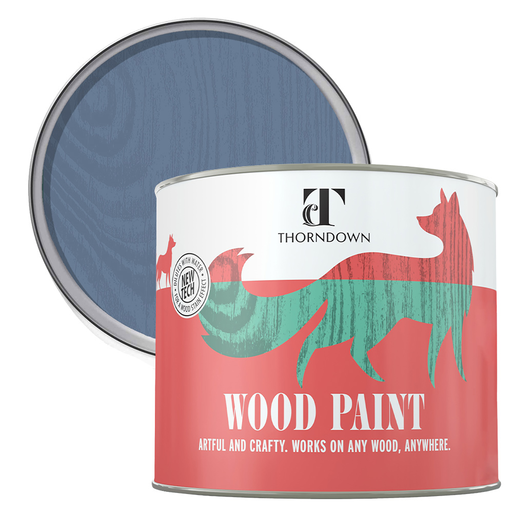 Thorndown Peregrine Blue Satin Wood Paint 750ml Image 1