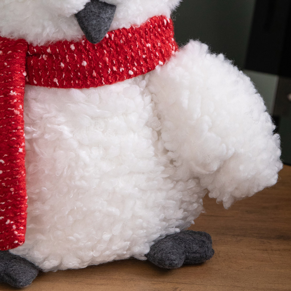 Samuel Alexander Goggle Owl with Santa Hat Plush Christmas Decoration 30cm Image 4