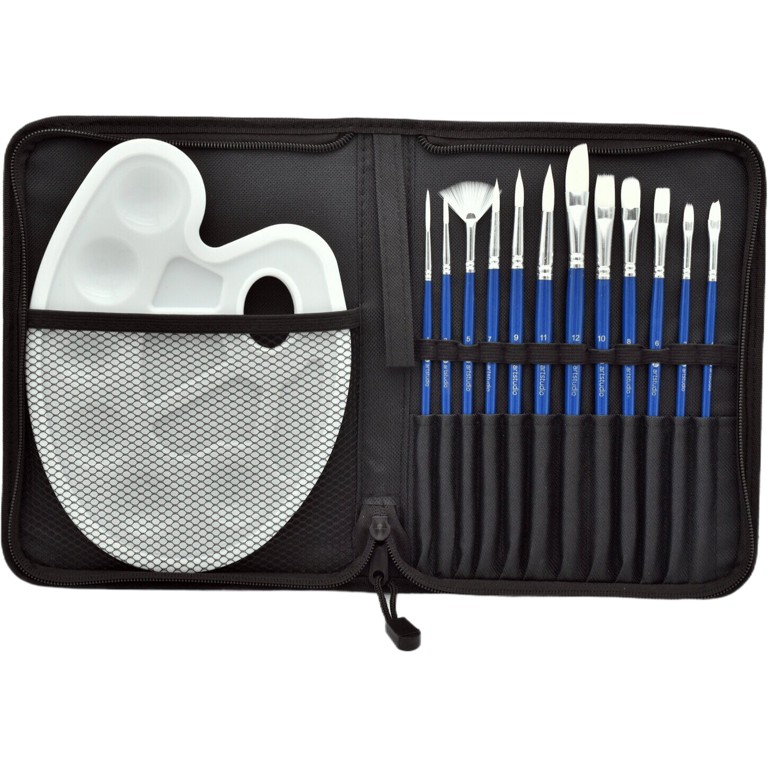 Art Studio Paint Brush Set 14 Piece Image 2