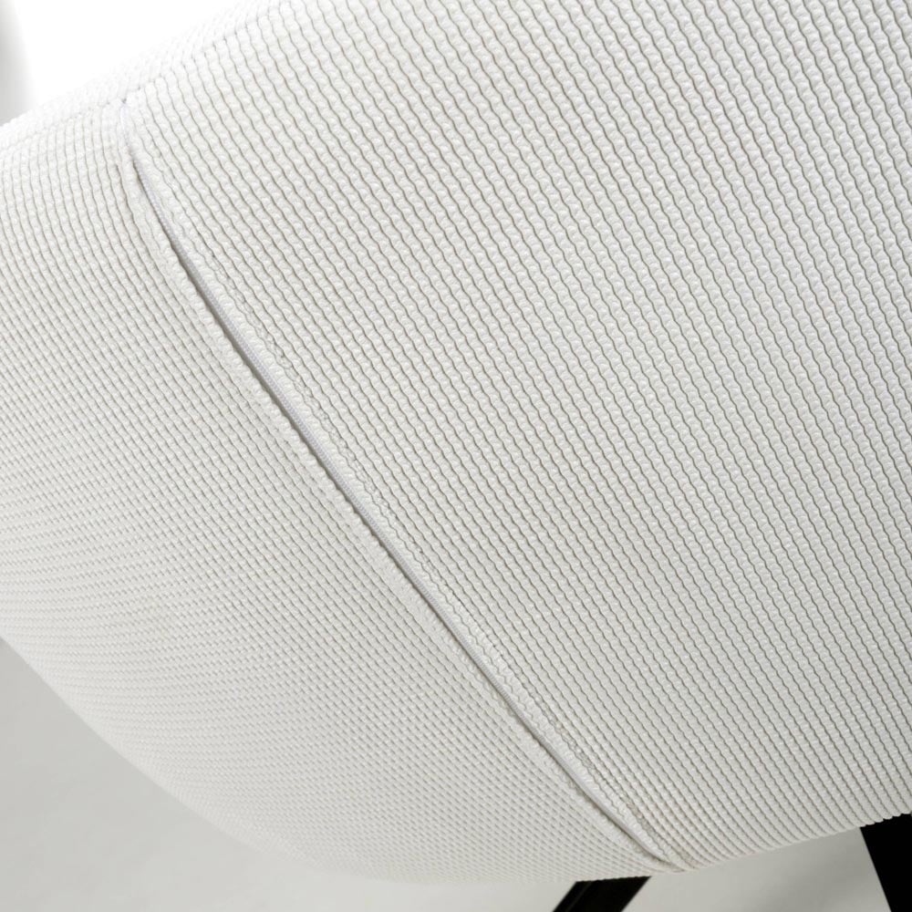 Artemis Set of 2 Corduroy White Swivel Chair Image 5
