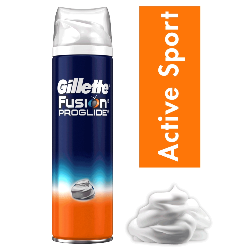 Gillette Proglide Shave Foam 2 in 1 250ml Image 1