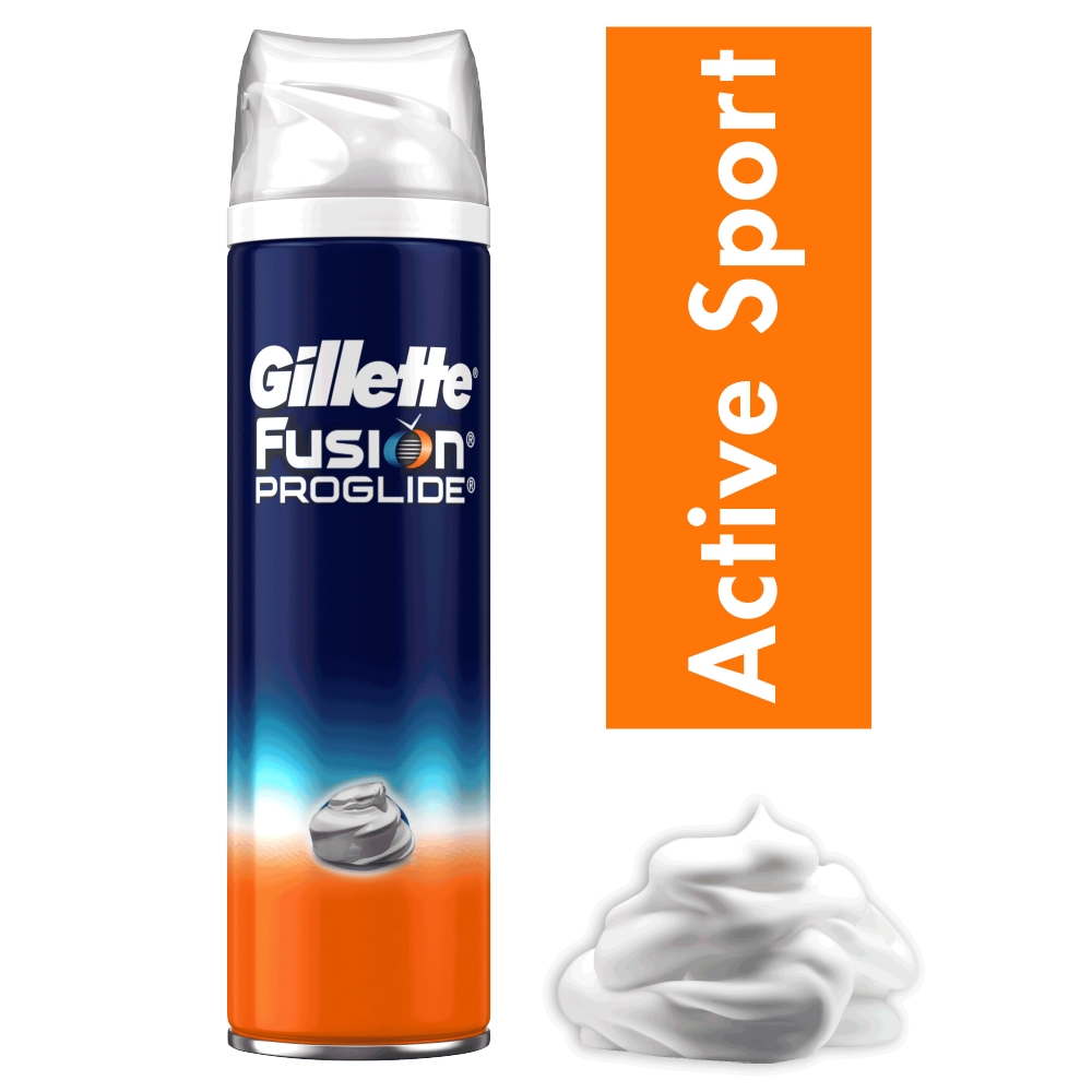 Gillette Proglide Shave Foam 2 in 1 250ml Wilko