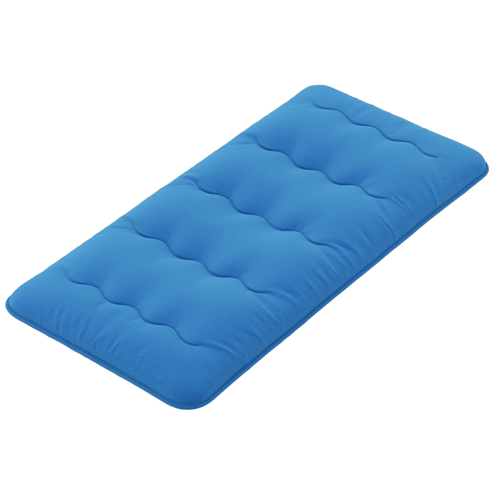 Costway Compact Double Blue Japanese Floor Mattress with Cover and Carry Bag Image 3