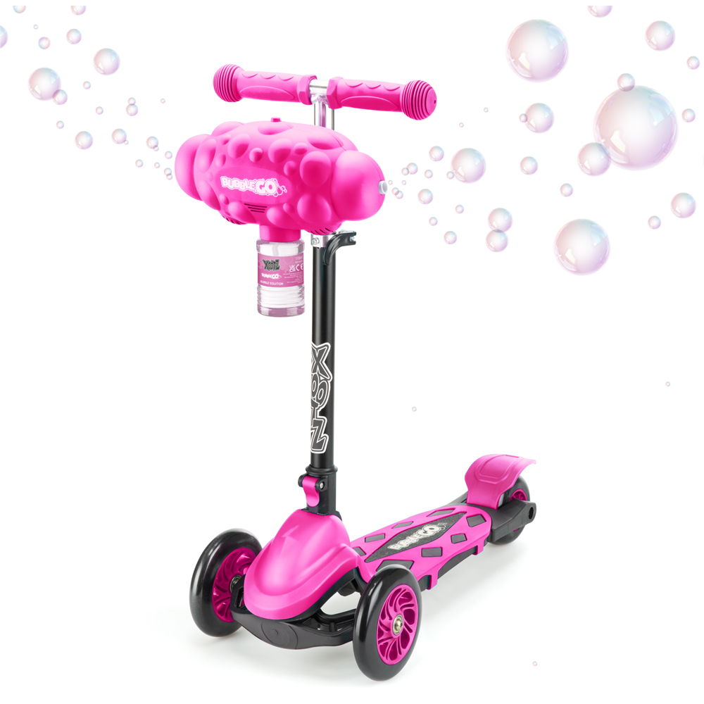Xootz Bubble Go Pink Foldable Tri Scooter Image 3