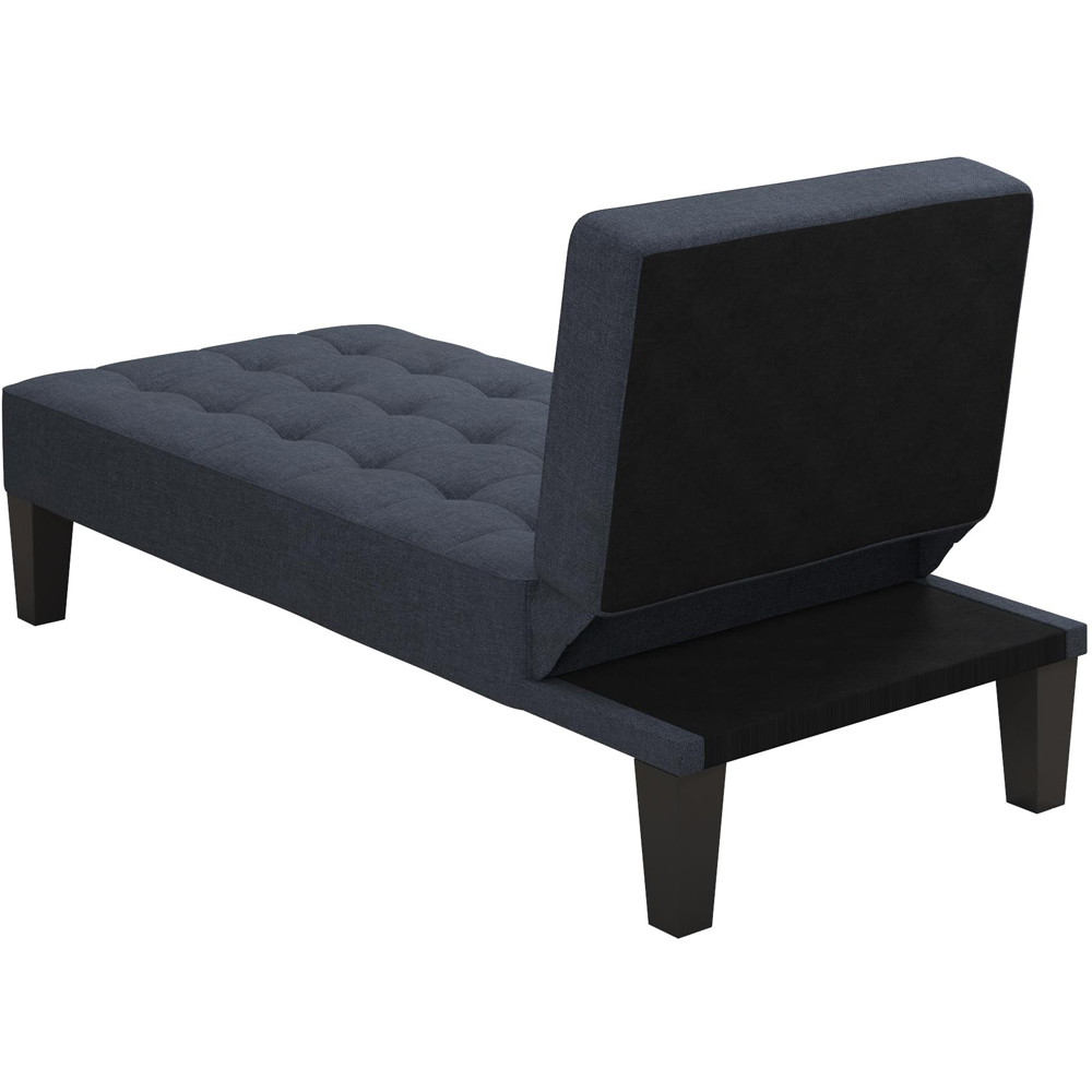 Dorel Adalynn Blue Linen Chaise Lounger Image 6