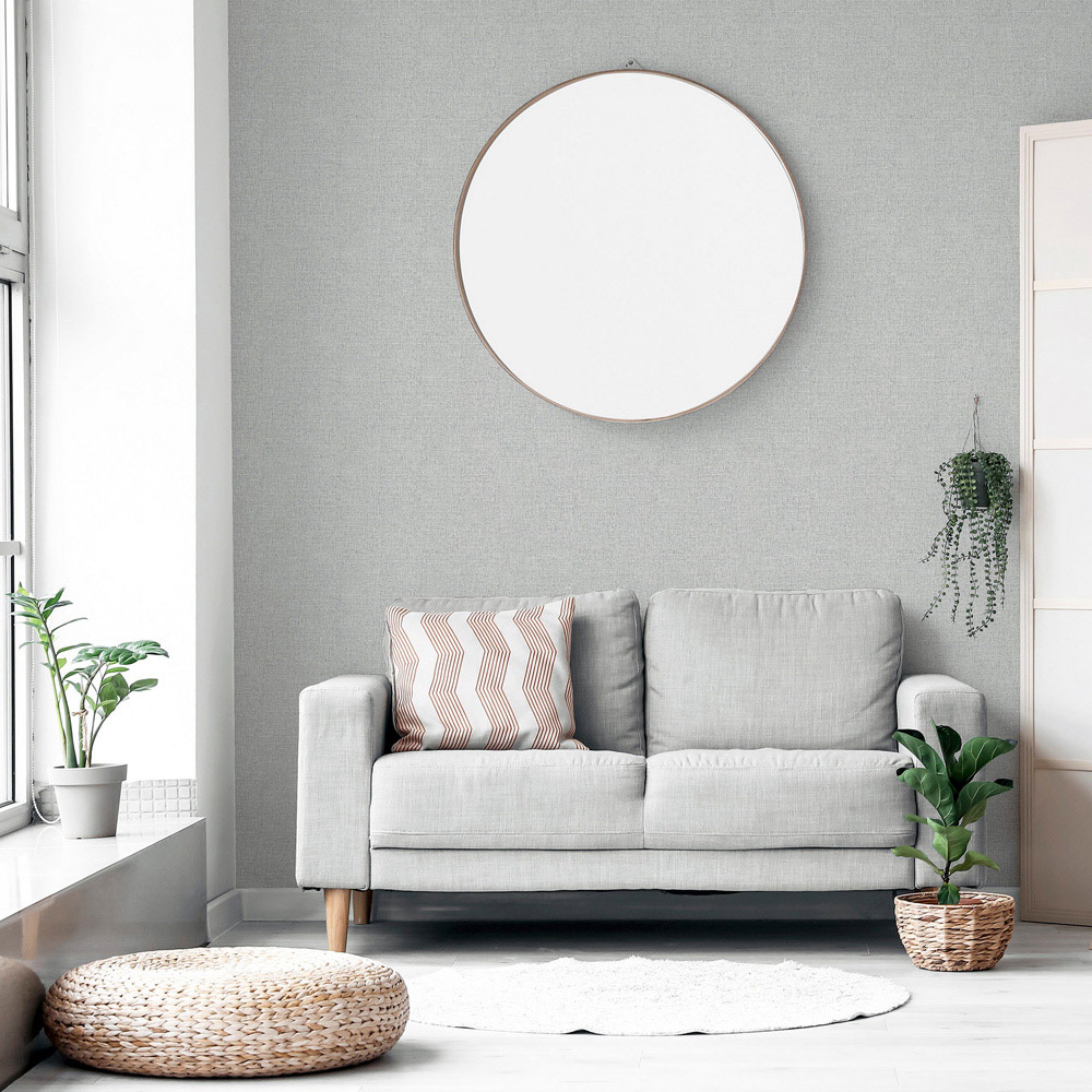 Arthouse Luxury Plain Grey Wallpaper Image 4