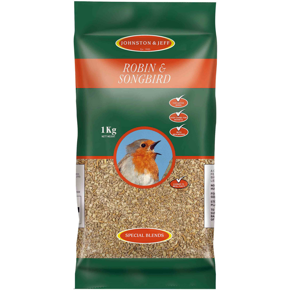 Johnston & Jeff Robin Mix with Mealworm - 1kg Image