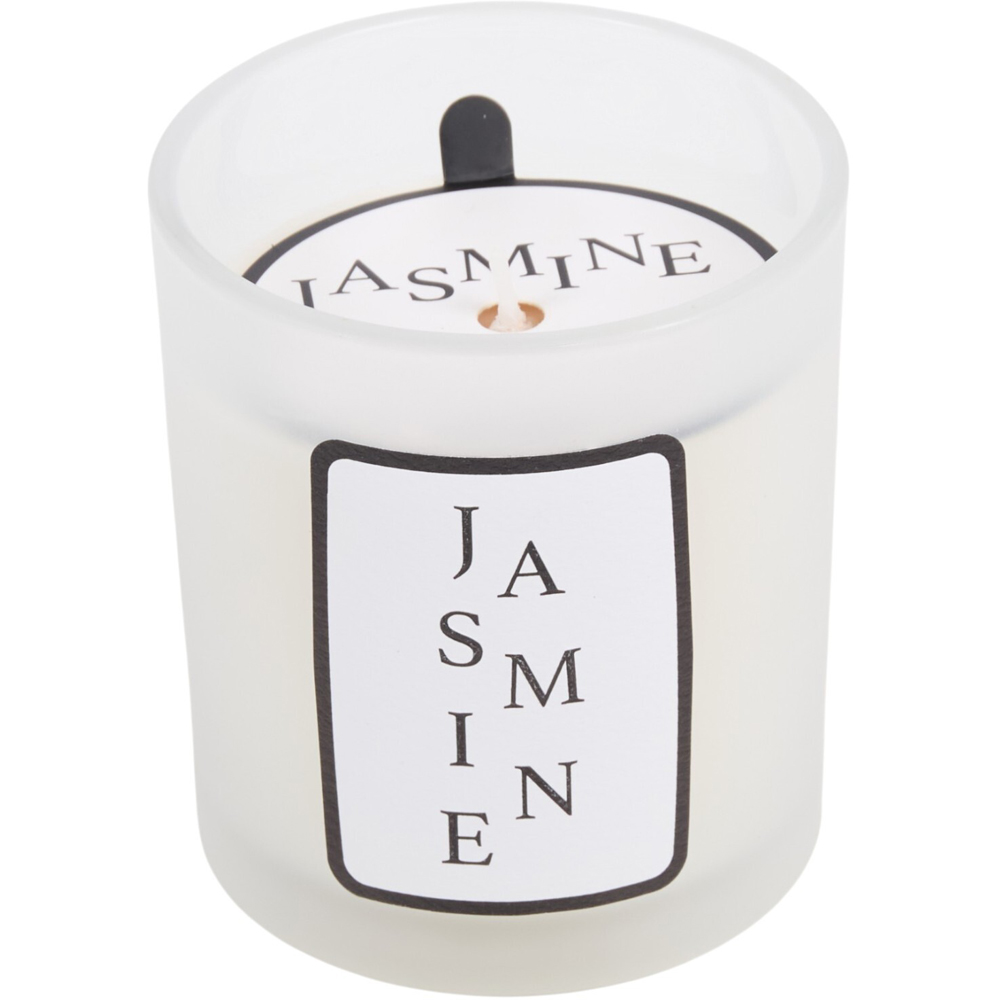 Candle in Frosted Glass Jar Image 2