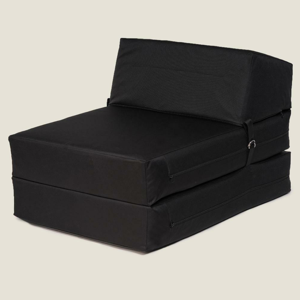 Kaikoo Single Black Foldable Bed Image 2