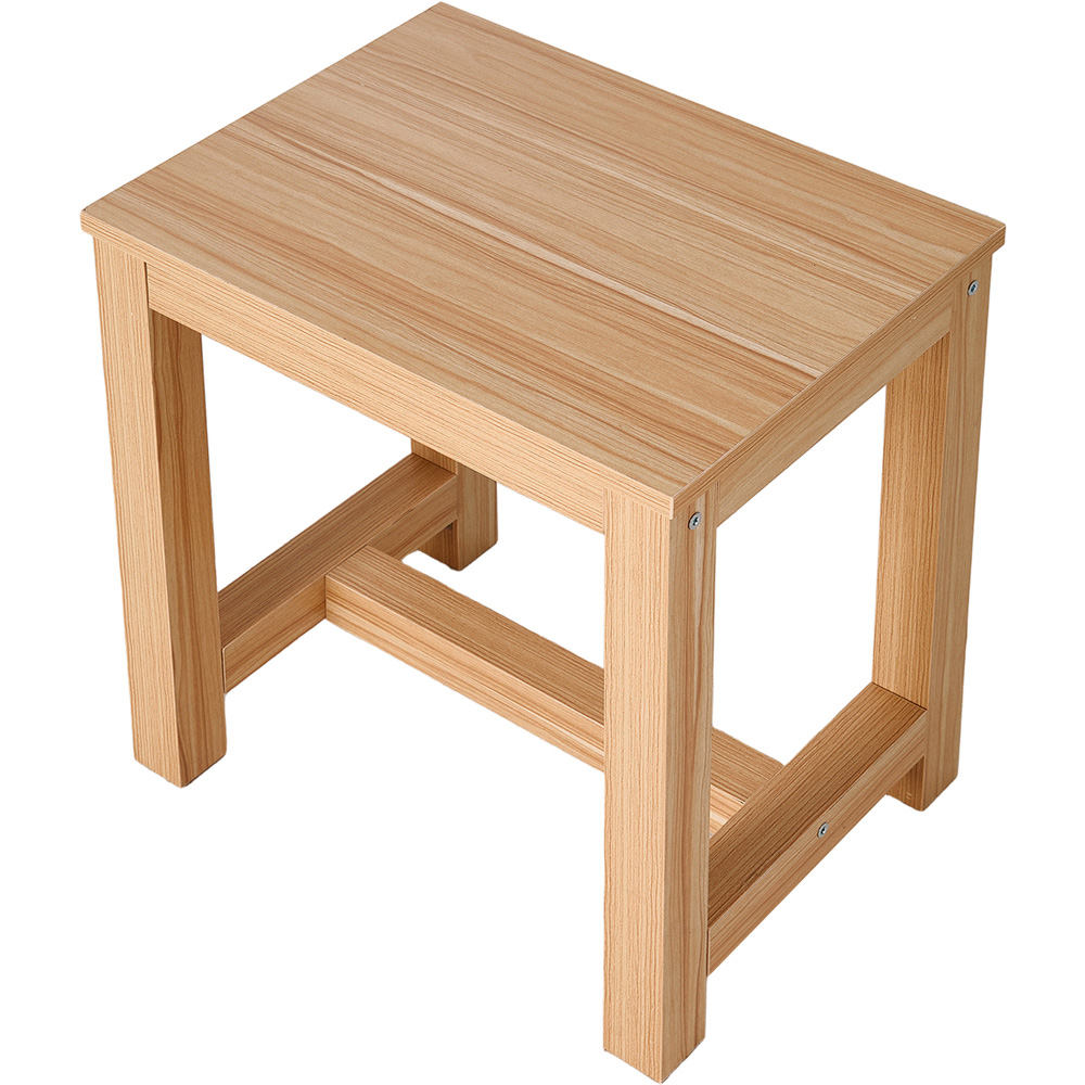 Living and Home 6 Seater 120-160cm Extendable Dining Bench Set Original Wood Image 6