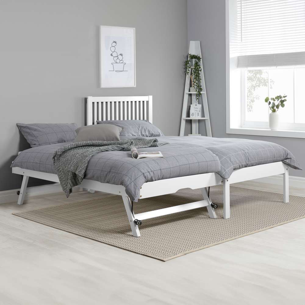 Buxton White Guest Bed with Trundle Image 8